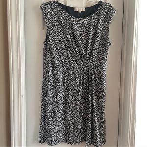 Loft floral faux wrap dress